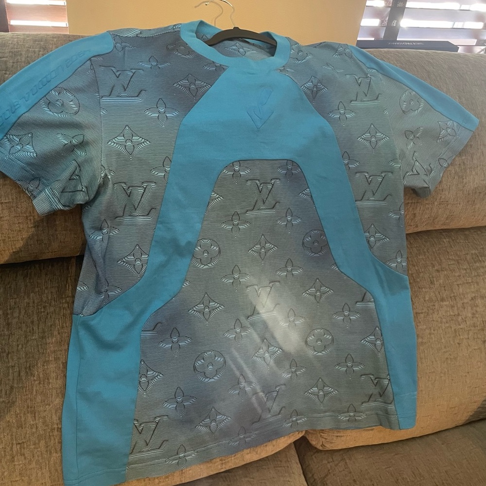 Louis Vuitton Monogram blue T-shirt